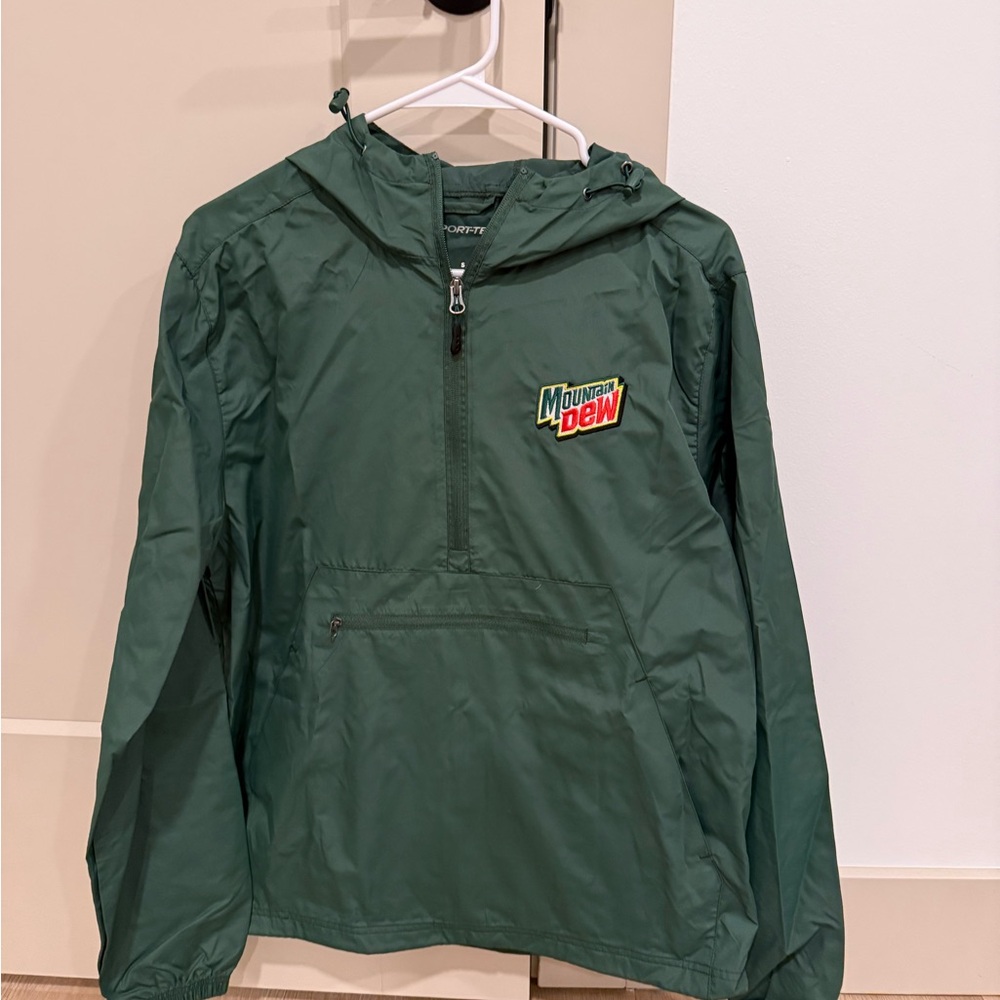 Mountain Dew Green Windbreaker Jacket